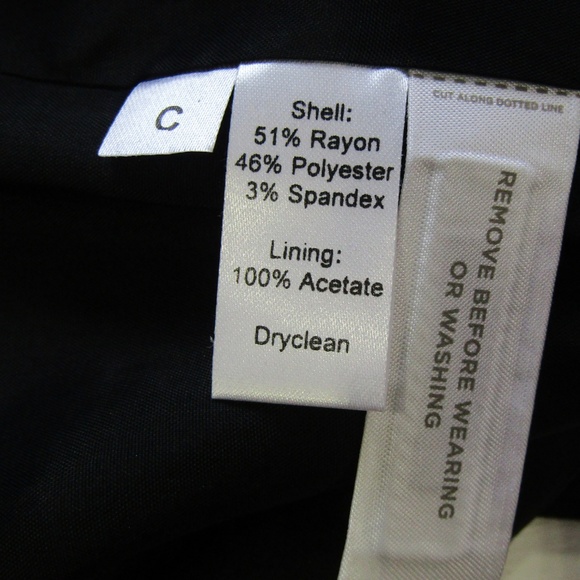 LOFT Black Ruffled Shoulder Blazer Size 10P - Picture 5 of 5